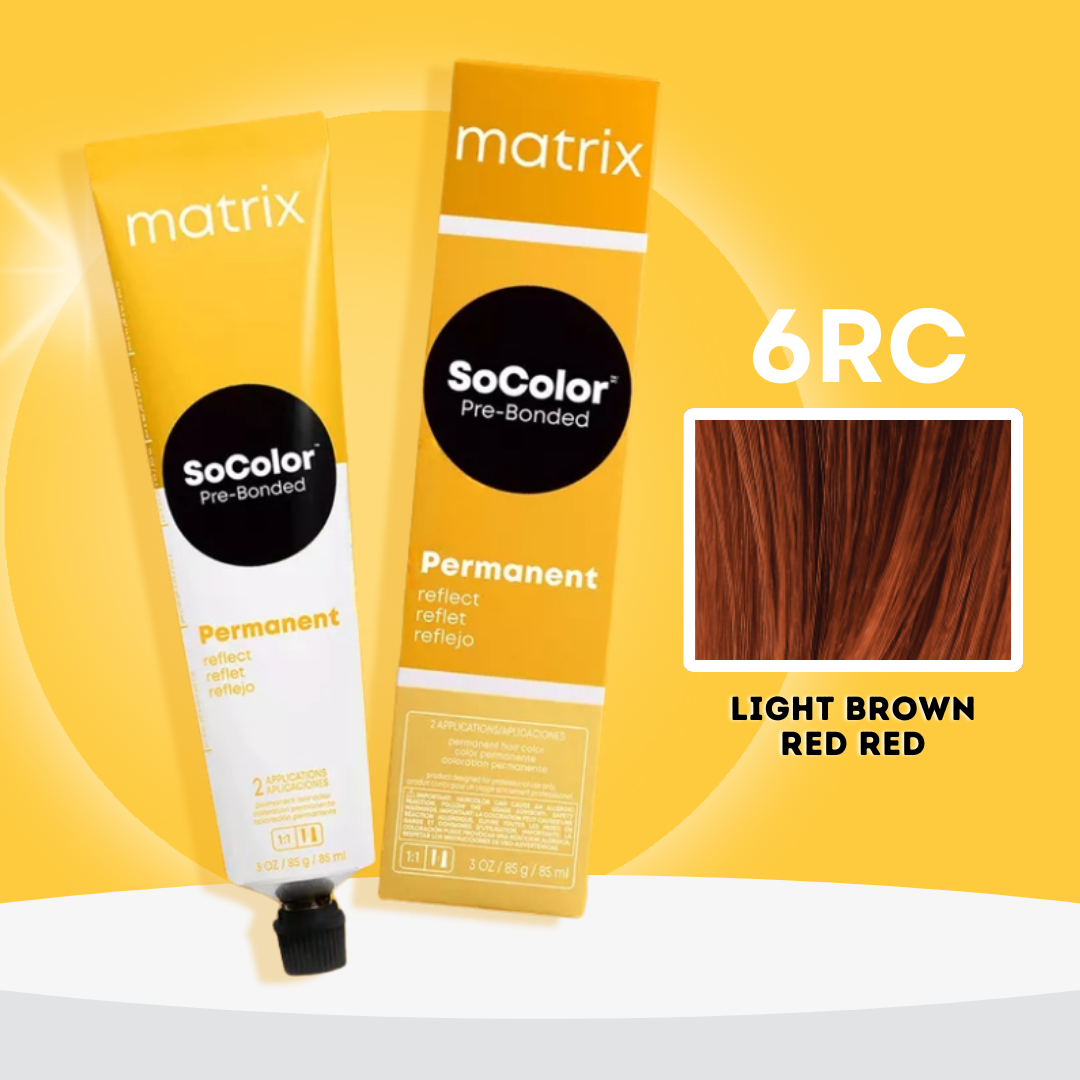 Matrix SoColor Permanent Hair Color 6RC