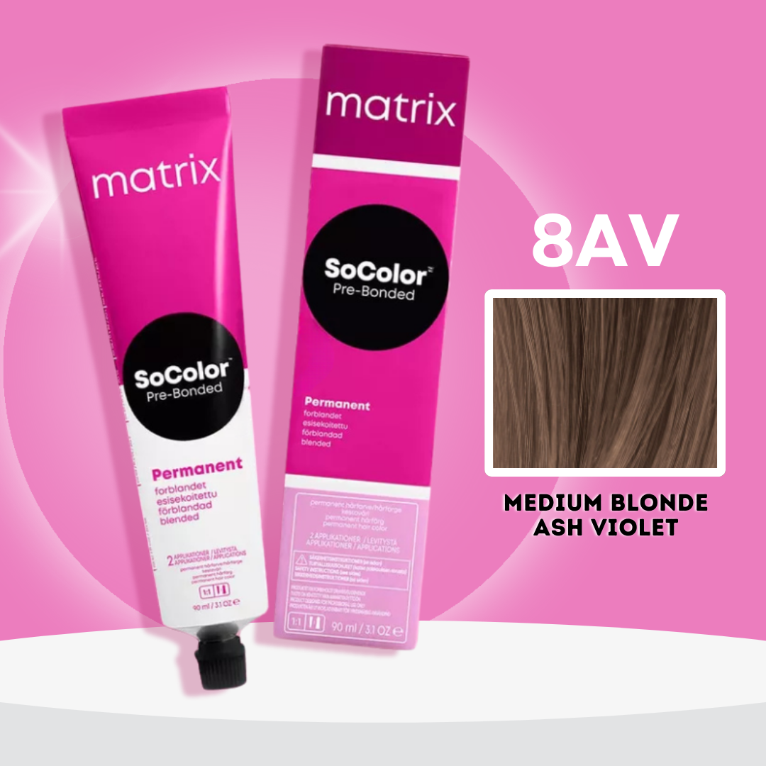 Matrix SoColor Permanent Hair Color 8AV