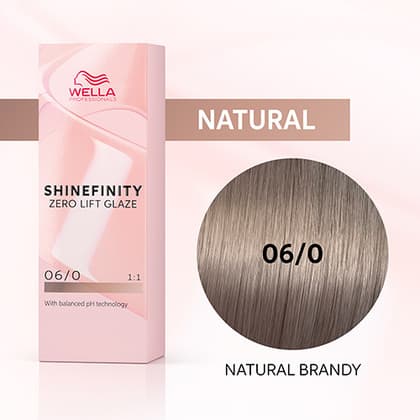 Wella Shinefinity Zero Lift Glaze 06/0 Dark Blonde Natural (Natural Brandy)