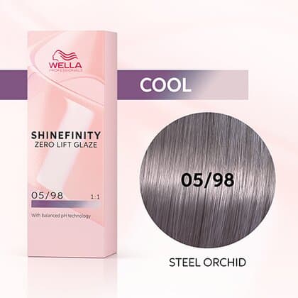Wella Shinefinity Zero Lift Glaze 05/98 Light Brown Cendre Pearl (Steel Orchid)