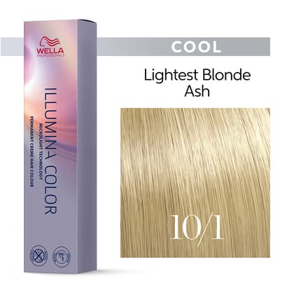 Wella Illumina Color 10/1 Lightest Ash Blonde Permanent Hair Color