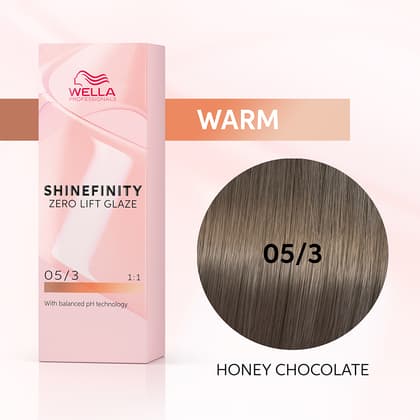 Wella Shinefinity Zero Lift Glaze 05/3 Light brown Gold (Honey Chocolate)