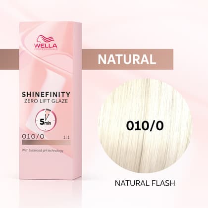 Wella Shinefinity Zero Lift Flash Glaze 010/0 Lightest Blonde Natural (Natural Flash)