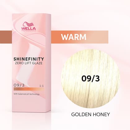 Wella Shinefinity Zero Lift Glaze 09/3 Very light Blonde Gold (Golden Honey)