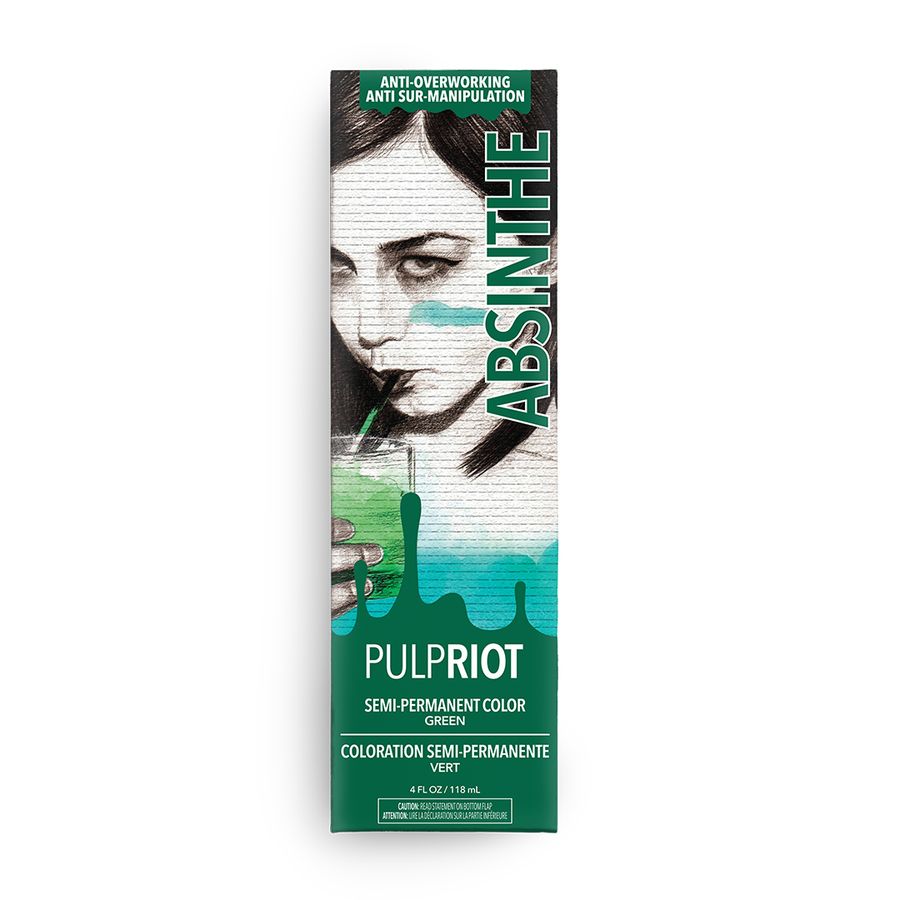 Pulp Riot Semi-Permanent Hair Color 4 oz - Absinthe