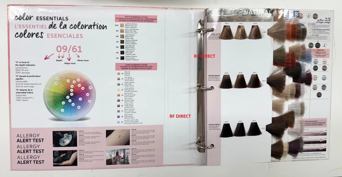 Wella Professionals Shinefinity Zero Lift Color Glaze Swatch Book