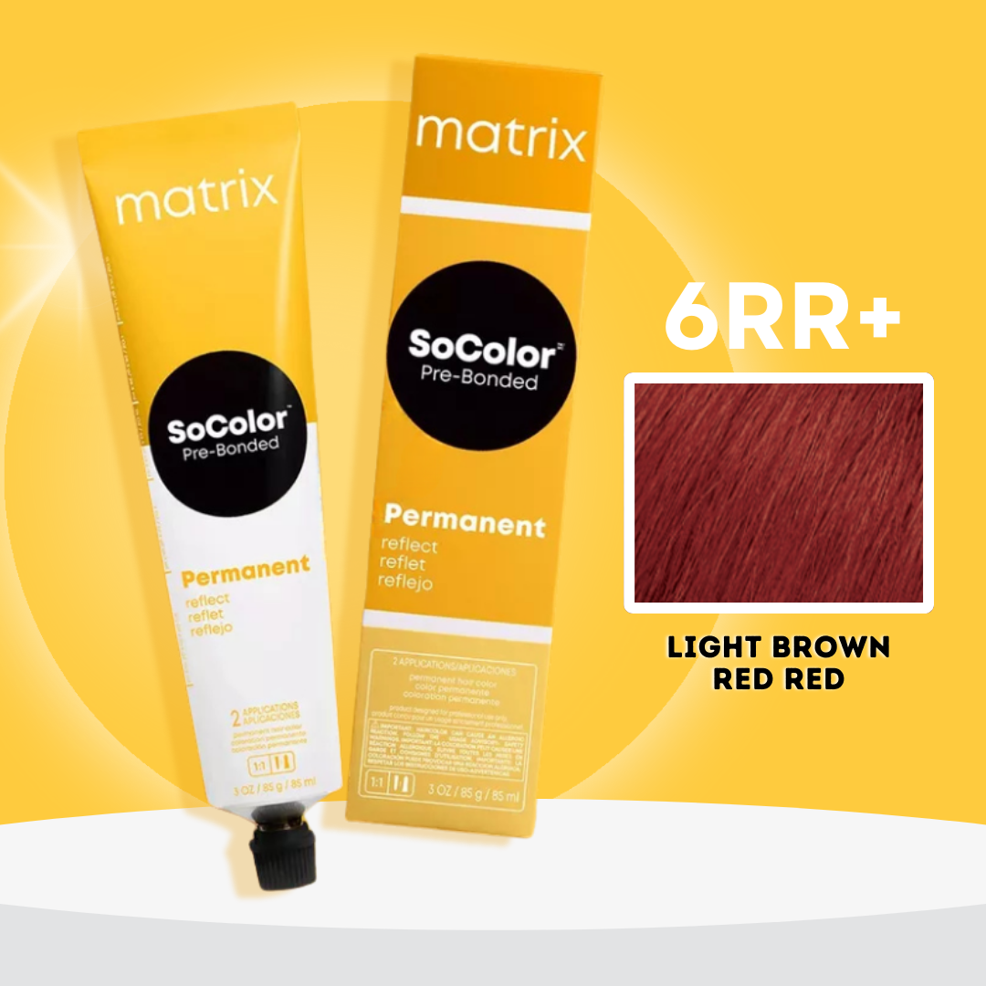 Matrix SoColor Permanent Hair Color 6RR+