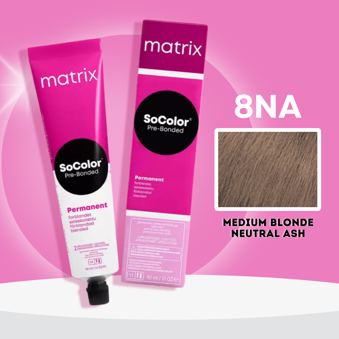 Matrix SoColor Permanent Hair Color 8NA