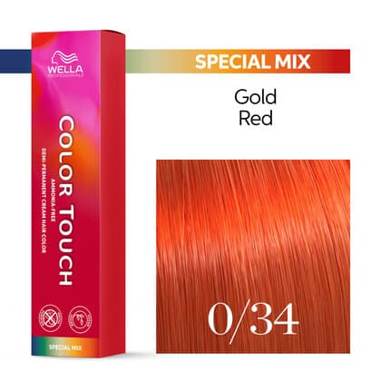 Wella Color Touch 0/34 Gold Red