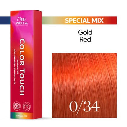 Wella Color Touch 0/34 Gold Red