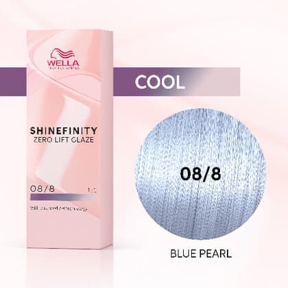 Wella Shinefinity Zero Lift Glaze 08/8 Light Blonde Pearl (Blue Pearl)