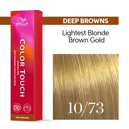 Wella Color Touch 10/73 Lightest Blonde/Brown Gold