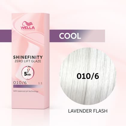 Wella Shinefinity Zero Lift Flash Glaze 010/6 Lightest Blonde Violet (Lavender Flash)
