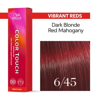 Wella Color Touch 6/45 Dark Blonde/Red Mahogany