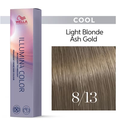 Wella Illumina Color 8/13 Light Blonde Ash Gold Permanent Hair Color