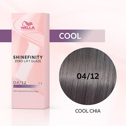 Wella Shinefinity Zero Lift Glaze 04/12 Medium Brown Ash Matte (Cool Chia)