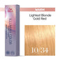 Wella Illumina Color 10/34 Lightest Blonde Gold Red Permanent Creme Hair Color