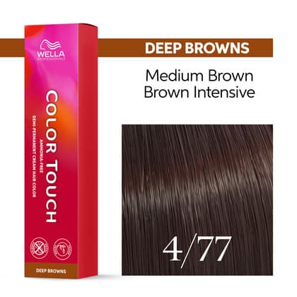 Wella Color Touch 4/77 Medium Brown/Brown Intensive