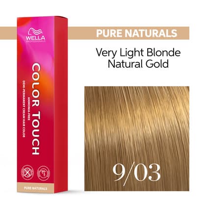 Wella Color Touch 9/03 Very Light Blonde/Natural Gold