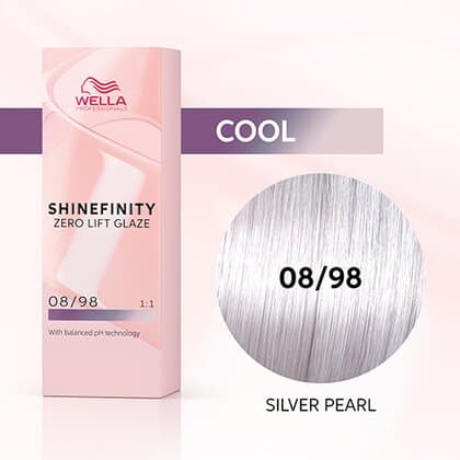 Wella Shinefinity Zero Lift Glaze 08/98 Light Blonde Cendre Pearl (Silver Pearl)