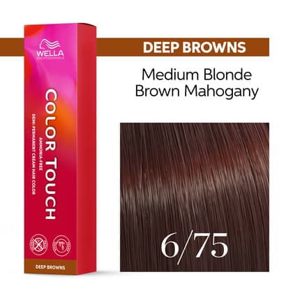 Wella Color Touch 6/75 Medium Blonde/Brown Mahogany