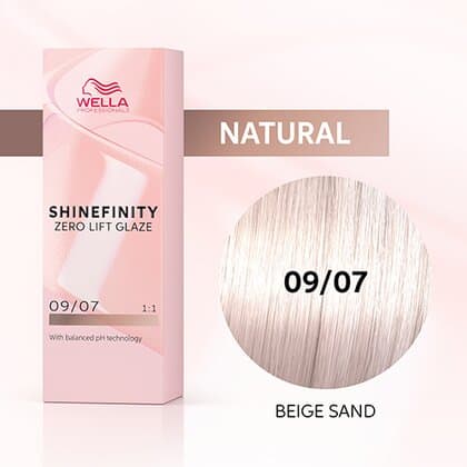 Wella Shinefinity Zero Lift Glaze 09/07 Very Light Blonde Natural Brown (Beige Sand)