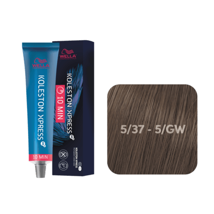 Wella Koleston Xpress 5/37 - 5/GW Light Brown/Gold Warm