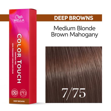 Wella Color Touch 7/75 Medium Blonde/Brown Mahogany