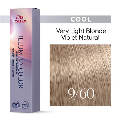 Wella Illumina Color 9/60 Very Light Violet Natural Blonde Permanent Hair Color