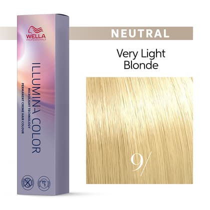 Wella Illumina Color 9/ Very Light Blonde Permanent Hair Color