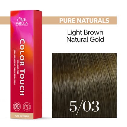 Wella Color Touch 5/03 Light Brown/Natual Gold