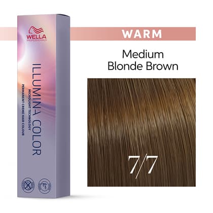 Wella Illumina Color 7/7 Medium Brown Blonde Permanent Hair Color