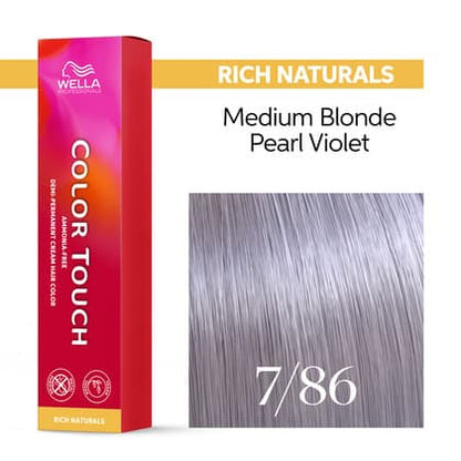 Wella Color Touch 7/86 Medium Blonde/Pearl Violet