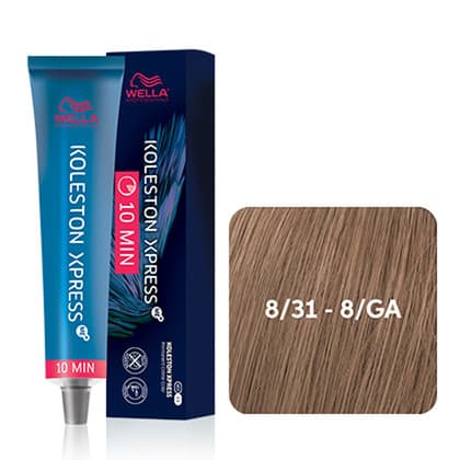 Wella Koleston Xpress 8/31 - 8/GA Light Blonde/Gold Ash