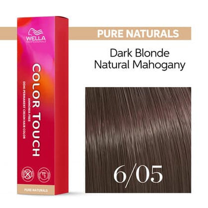 Wella Color Touch 6/05 Dark Blonde/Natural Mahogany