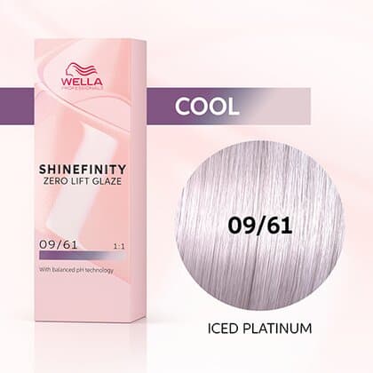 Wella Shinefinity Zero Lift Glaze 09/61 Very Light Blonde Violet Ash (Iced Platinum)