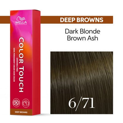 Wella Color Touch 6/71 Dark Blonde/Brown Ash