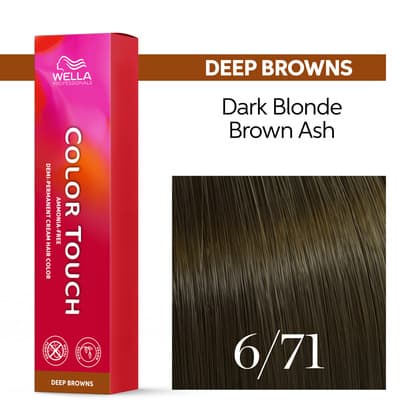 Wella Color Touch 6/71 Dark Blonde/Brown Ash