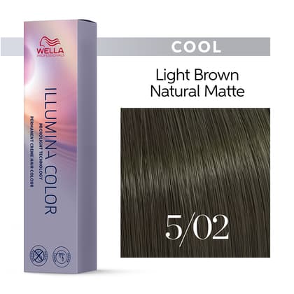 Wella Illumina Color 5/02 Natural Matte Brown Permanent Hair Color