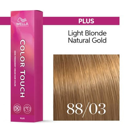 Wella Color Touch Plus 88/03 Light Blonde/ Natural Gold