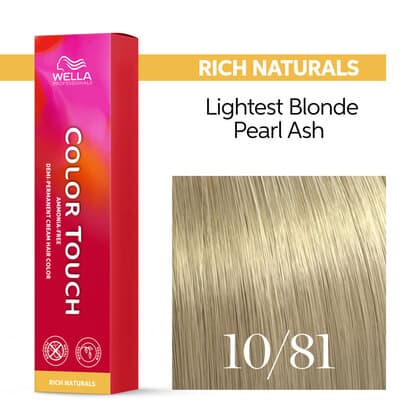 Wella Color Touch 10/81 Lightest Blonde/Pearl Ash