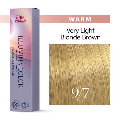 Wella Illumina Color 9/7 Very Light Brown Blonde Permanent Hair Color