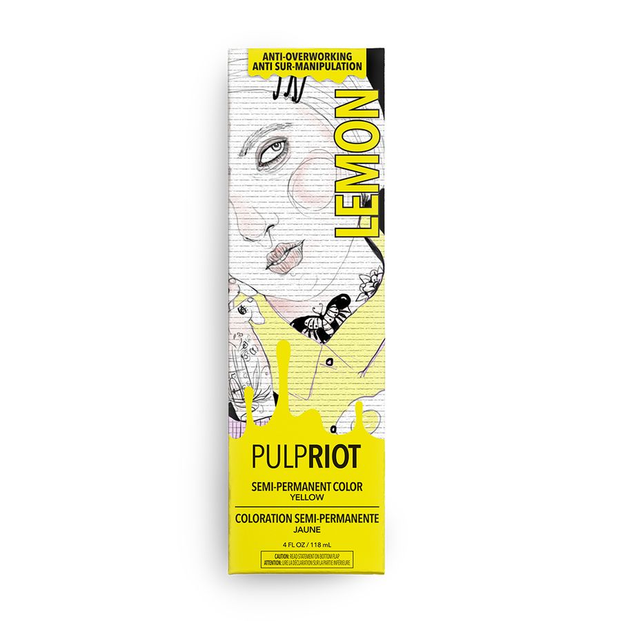 Pulp Riot Semi-Permanent Hair Color 4 oz - Lemon