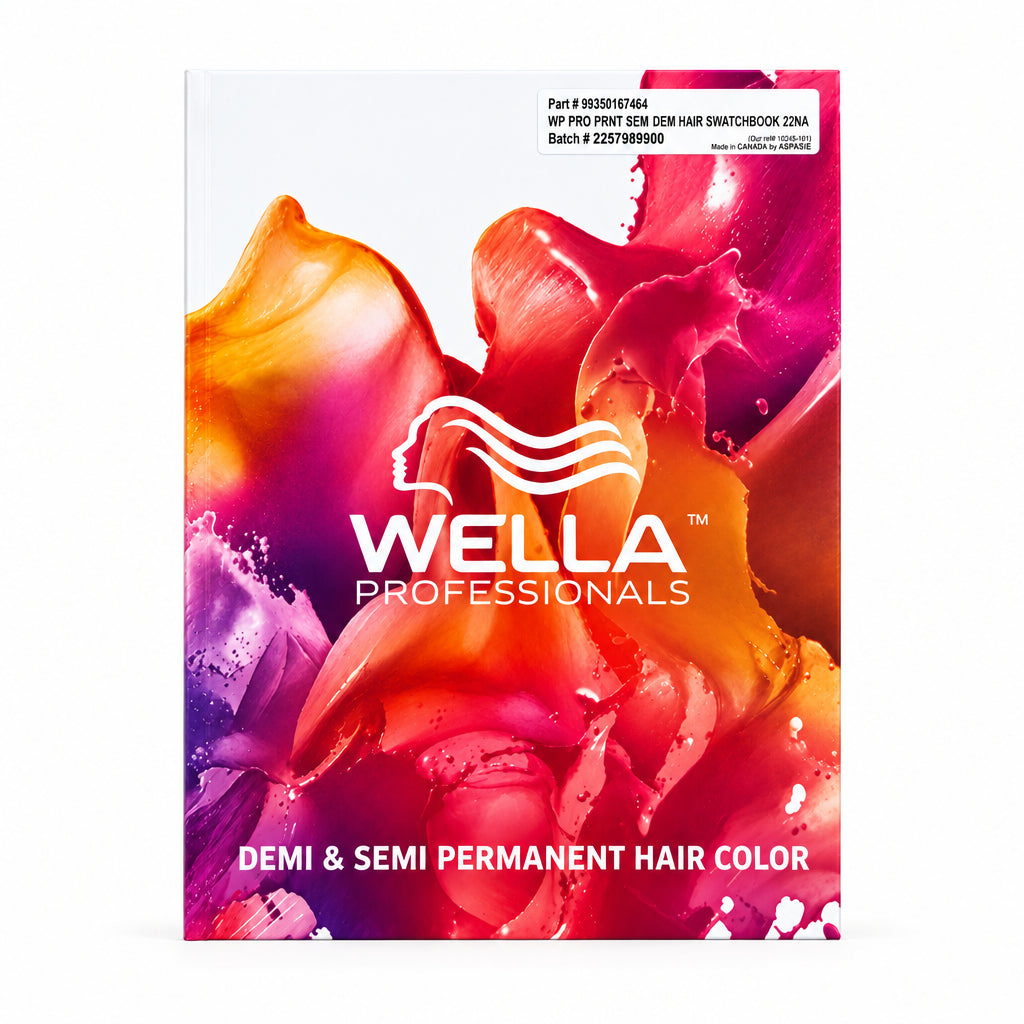 Wella Professionals Demi & Semi-Permanent Hair Color Swatch Book