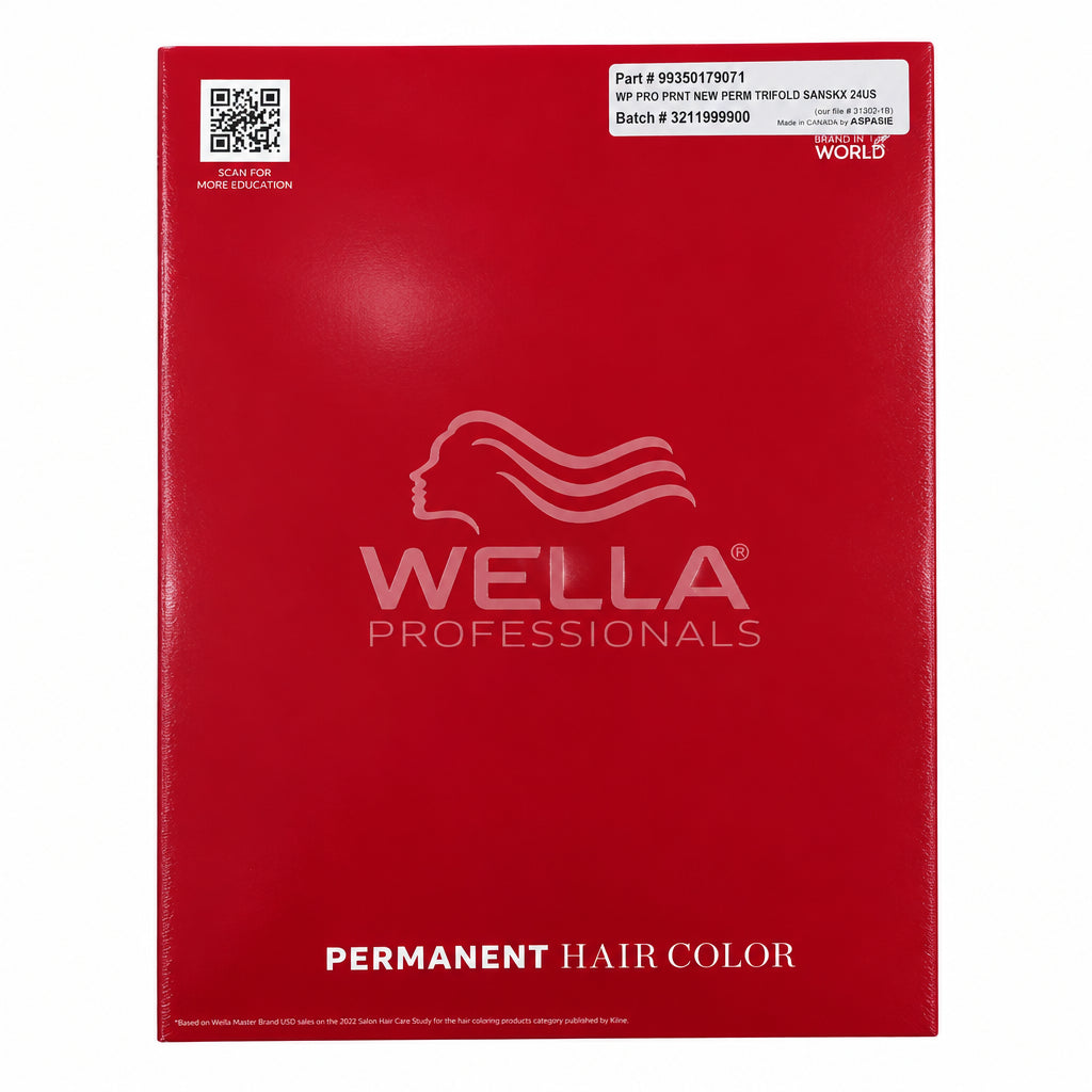 Wella Professionals Permanent Hair Color Swatch Book – Trifold