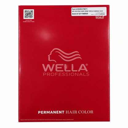 Wella Professionals Permanent Hair Color Swatch Book – Trifold