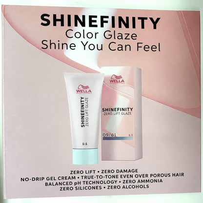 Wella Professionals Shinefinity Zero Lift Color Glaze Swatch Book