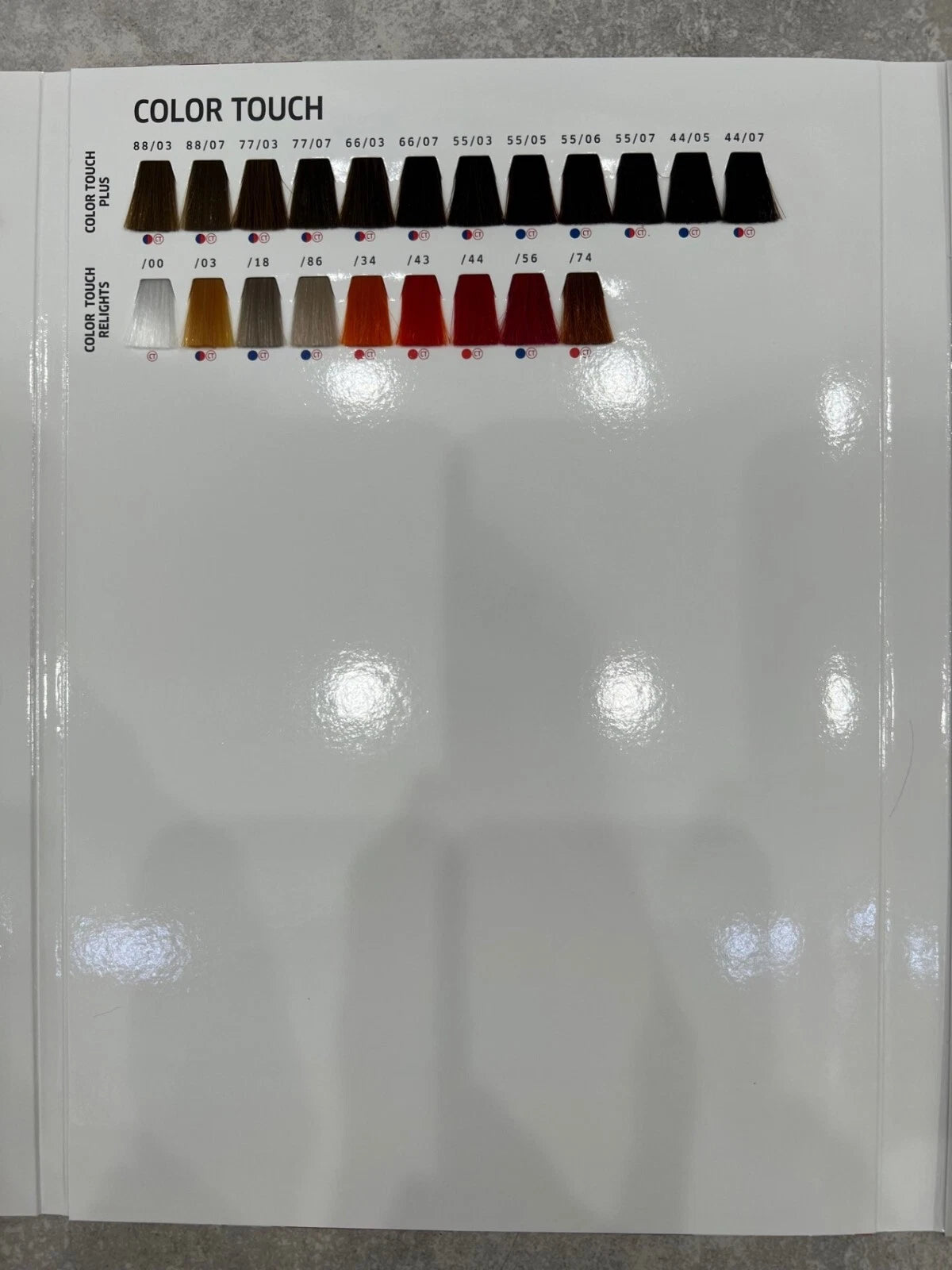 Wella Professionals Demi & Semi-Permanent Hair Color Swatch Book